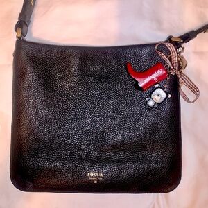 Y2K leather Fossil crossbody